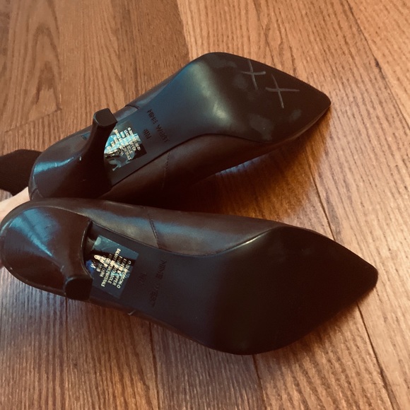 🤎 Brown Leather Fabric Pointed Boot by Nine West - Picture 9 of 10